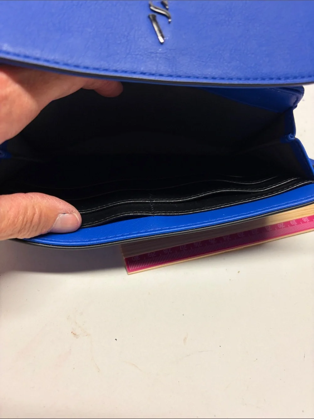 Simply Vera Vera Wang Electric Blue Clutch